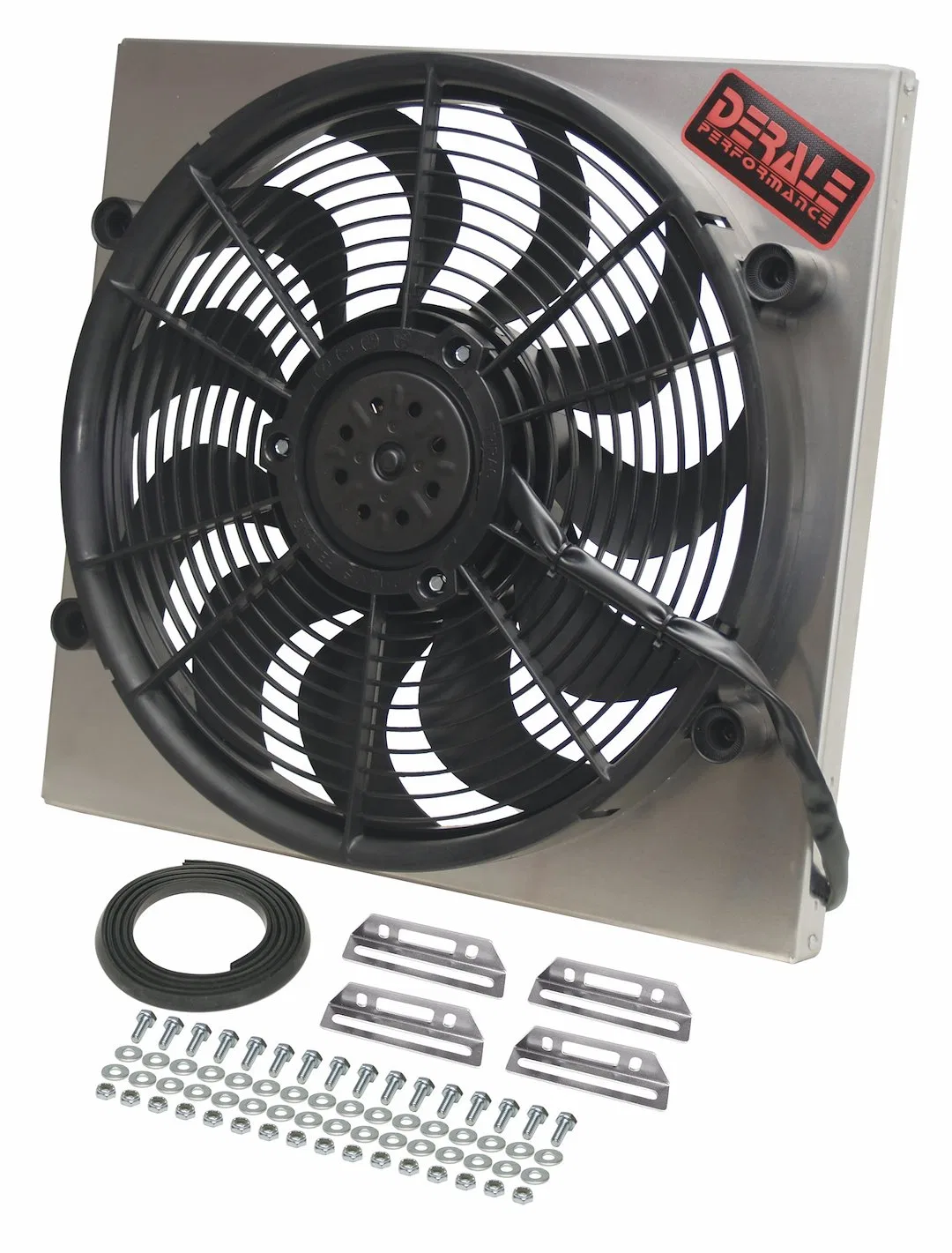 16819 – DERALE Cooling Fan, Electric 2400 Cubic Feet Per Minute High Speed/ 1800 Cubic Feet Per Minute Low Speed 17 I...
